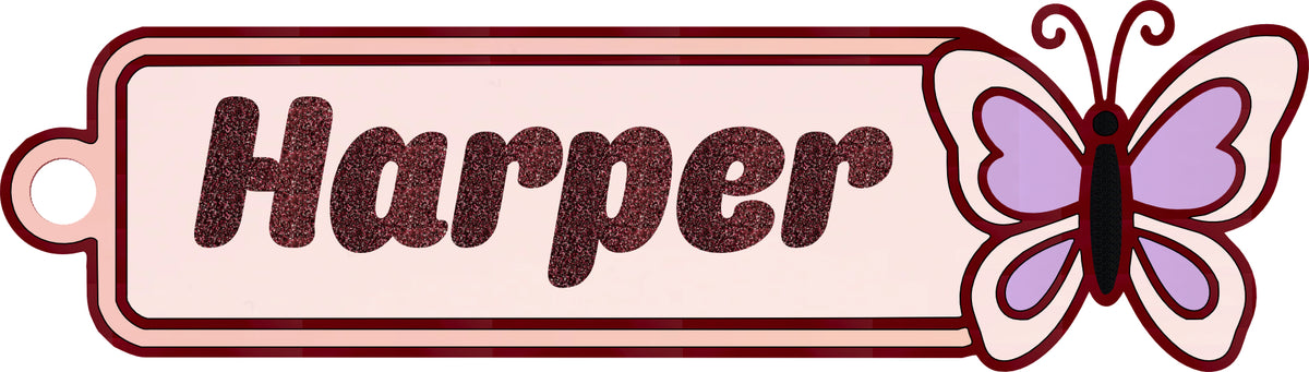 Personalized Acrylic Bag Tag