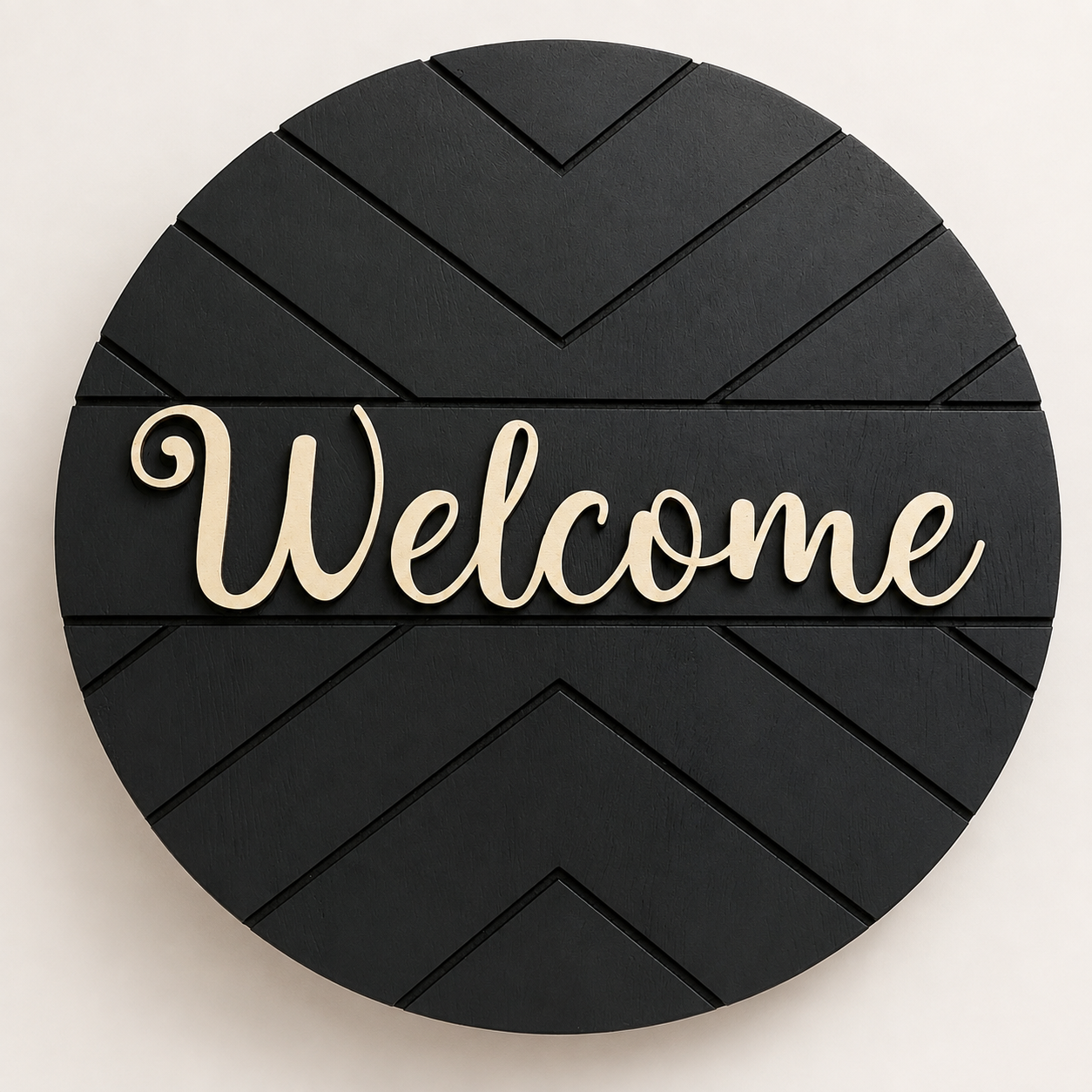 Wooden Welcome Door Sign