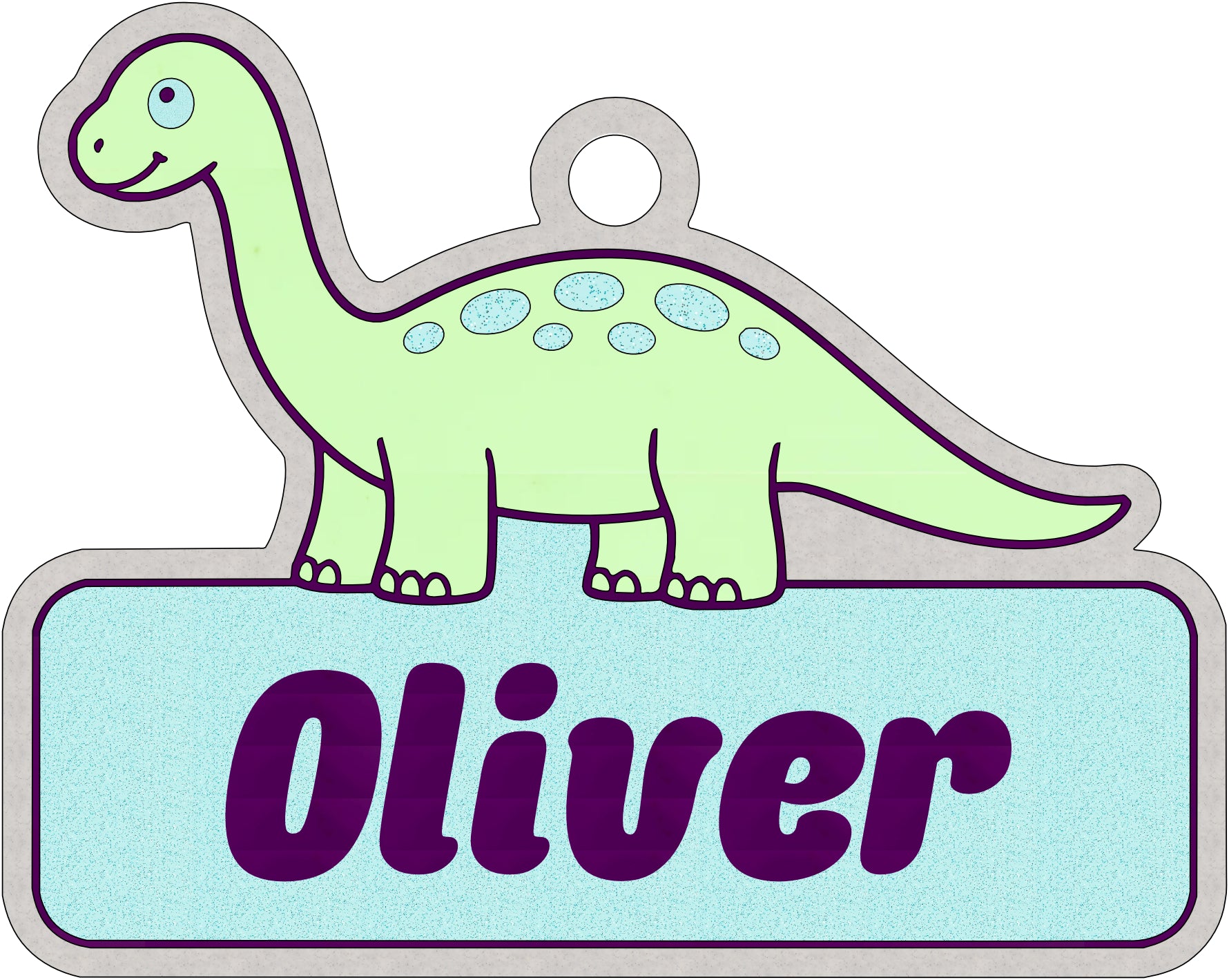Personalized Acrylic Bag Tag