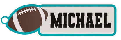 Custom School Spirit Acrylic Bag Tag | Personalized Keychain