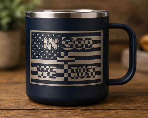 Faith & Freedom Flag | In God We Trust Design