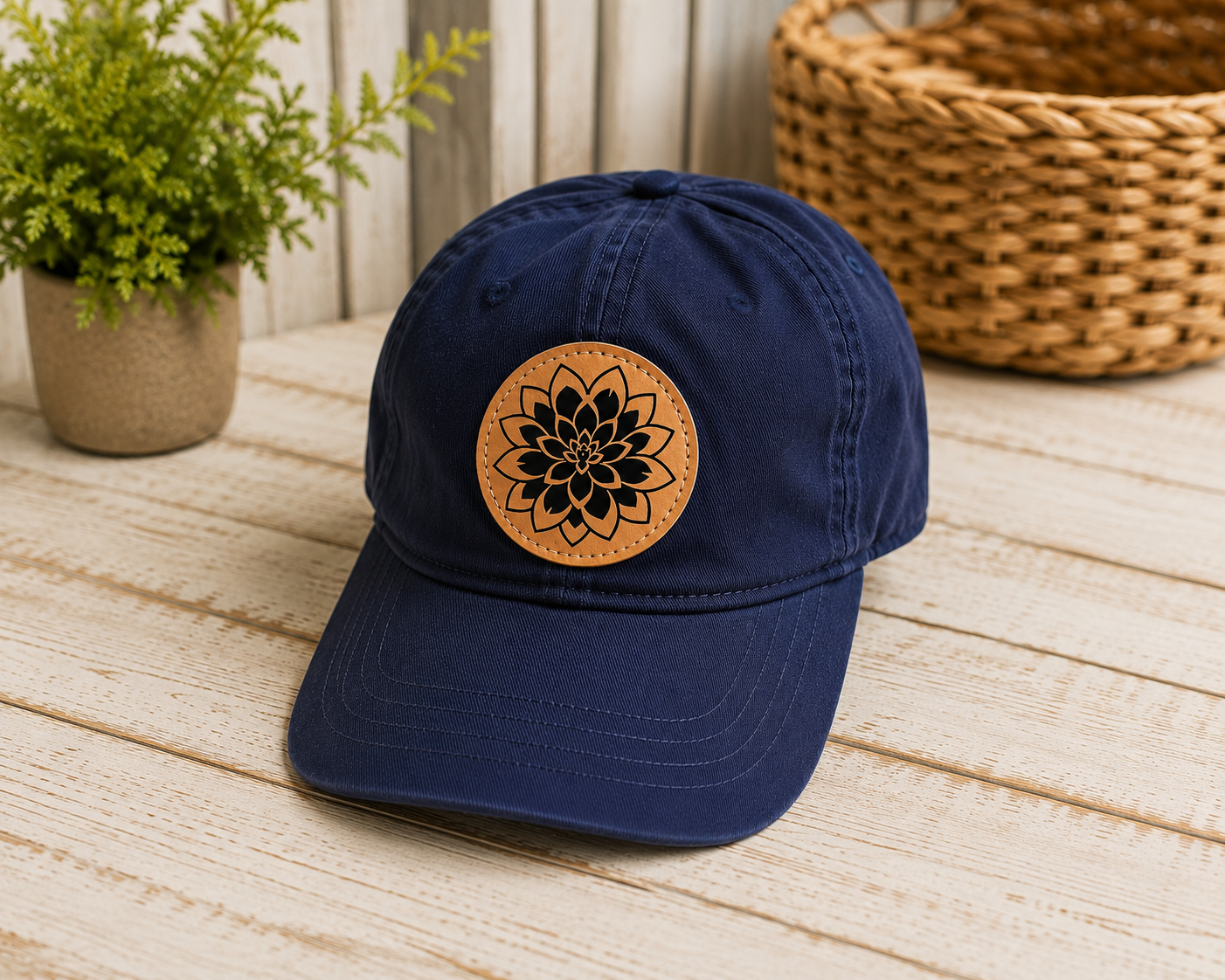 Toddler Leather Patch Hat – Story Designs